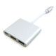 Адаптер Extradigital USB Type-C to HDMI/USB 3.0/Type-C (0.15m)